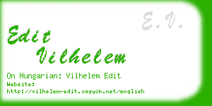 edit vilhelem business card